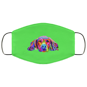Hand painted weimaraners Human Face Mask