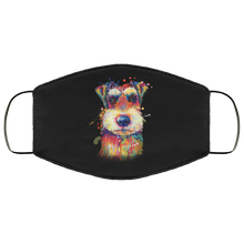 Load image into Gallery viewer, Hand painted Schnauzer human Face Mask