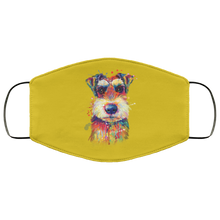 Load image into Gallery viewer, Hand painted Schnauzer human Face Mask