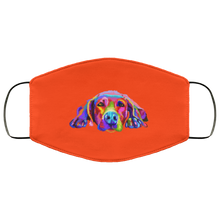 Load image into Gallery viewer, Hand painted weimaraners Human Face Mask