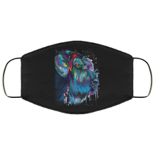 Load image into Gallery viewer, Hand painted Schnauzer human Face Mask
