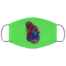 Load image into Gallery viewer, Hand painted Bull Dog human Face Mask