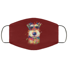 Load image into Gallery viewer, Hand painted Schnauzer human Face Mask