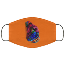 Load image into Gallery viewer, Hand painted Bull Dog human Face Mask