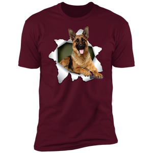 GERMAN SHEPHERD 3D Premium Short Sleeve T-Shirt