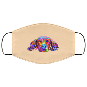 Hand painted weimaraners Human Face Mask