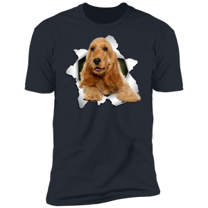 ENGLISH COCKER 3D Premium Short Sleeve T-Shirt