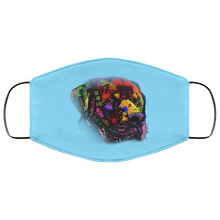Load image into Gallery viewer, Hand painted rottweiler human Face Mask