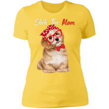 Load image into Gallery viewer, SHIH TZU MOM Ladies&#39; Boyfriend T-Shirt