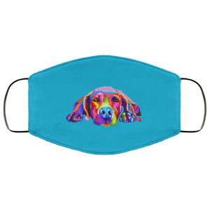Hand painted weimaraners Human Face Mask