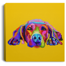 Load image into Gallery viewer, Hand Painted Weimaraners Square Canvas .75in Frame