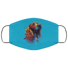 Load image into Gallery viewer, Hand painted cocker spaniel human Face Mask