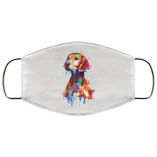 Load image into Gallery viewer, Hand painted vizsla human Face Mask