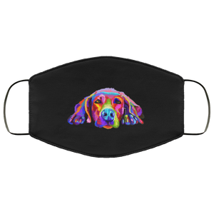 Hand painted weimaraners Human Face Mask