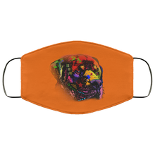 Load image into Gallery viewer, Hand painted rottweiler human Face Mask
