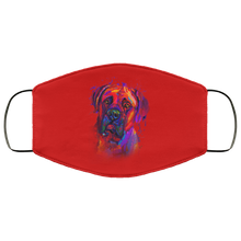 Load image into Gallery viewer, Hand painted Bullmastiff human Face Mask