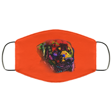 Load image into Gallery viewer, Hand painted rottweiler human Face Mask