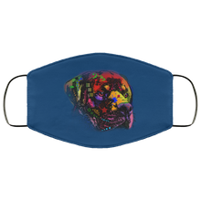 Load image into Gallery viewer, Hand painted rottweiler human Face Mask