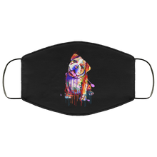 Load image into Gallery viewer, Hand painted Bull Dog human Face Mask