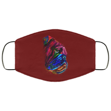 Load image into Gallery viewer, Hand painted Bull Dog human Face Mask