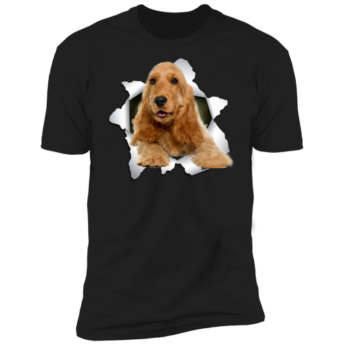 ENGLISH COCKER 3D Premium Short Sleeve T-Shirt