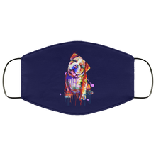 Load image into Gallery viewer, Hand painted Bull Dog human Face Mask