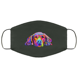 Hand painted weimaraners Human Face Mask