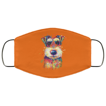 Load image into Gallery viewer, Hand painted Schnauzer human Face Mask