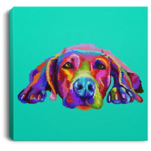 Load image into Gallery viewer, Hand Painted Weimaraners Square Canvas .75in Frame