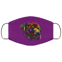 Load image into Gallery viewer, Hand painted rottweiler human Face Mask