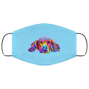 Hand painted weimaraners Human Face Mask