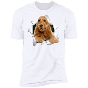 ENGLISH COCKER 3D Premium Short Sleeve T-Shirt