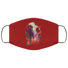 Load image into Gallery viewer, Hand painted bassethound human Face Mask