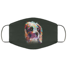 Load image into Gallery viewer, Hand painted cavalier human Face Mask