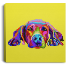 Load image into Gallery viewer, Hand Painted Weimaraners Square Canvas .75in Frame