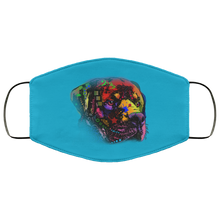 Load image into Gallery viewer, Hand painted rottweiler human Face Mask