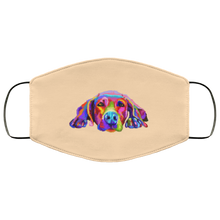 Load image into Gallery viewer, Hand painted weimaraners Human Face Mask