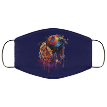 Load image into Gallery viewer, Hand painted cocker spaniel human Face Mask