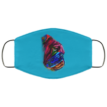 Load image into Gallery viewer, Hand painted Bull Dog human Face Mask