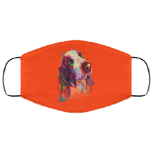 Load image into Gallery viewer, Hand painted bassethound human Face Mask
