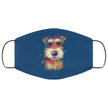 Load image into Gallery viewer, Hand painted Schnauzer human Face Mask