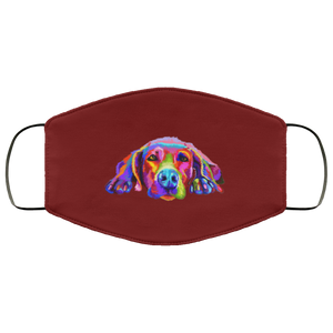 Hand painted weimaraners Human Face Mask
