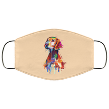 Load image into Gallery viewer, Hand painted vizsla human Face Mask