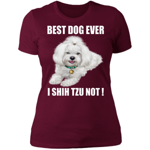 BEST DOG EVER Ladies' Boyfriend T-Shirt