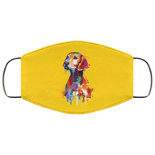 Load image into Gallery viewer, Hand painted vizsla human Face Mask