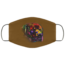 Load image into Gallery viewer, Hand painted rottweiler human Face Mask