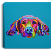 Load image into Gallery viewer, Hand Painted Weimaraners Square Canvas .75in Frame