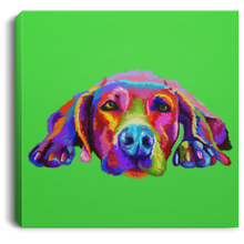Load image into Gallery viewer, Hand Painted Weimaraners Square Canvas .75in Frame