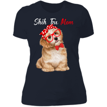 Load image into Gallery viewer, SHIH TZU MOM Ladies&#39; Boyfriend T-Shirt