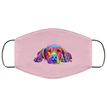 Load image into Gallery viewer, Hand painted weimaraners Human Face Mask